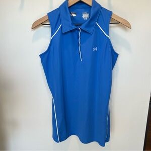Under Armour Women's Blue Tank Top Polo - size M